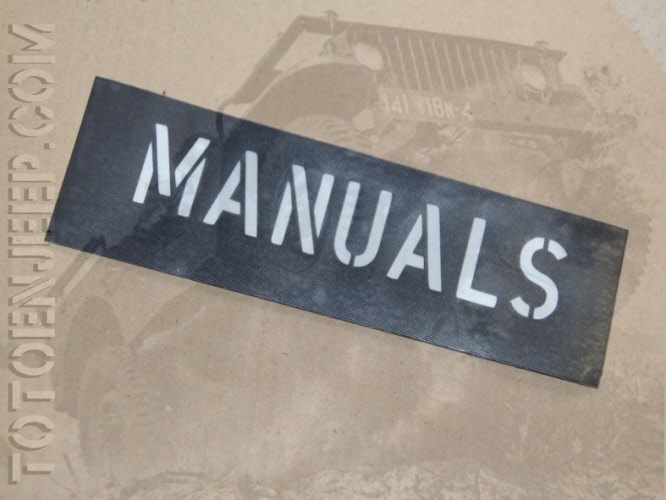manuals